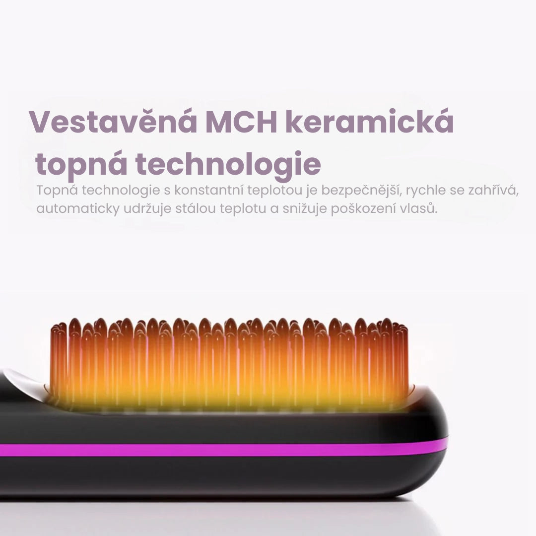 PRVNÍ inteligentní stylingový kartáč na krátké vlasy