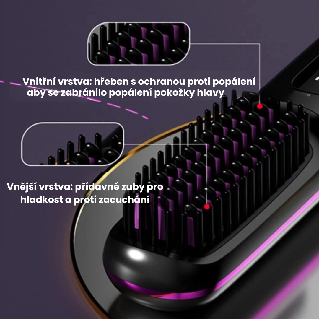 PRVNÍ inteligentní stylingový kartáč na krátké vlasy