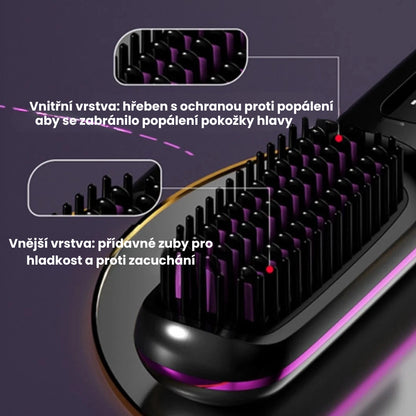 PRVNÍ inteligentní stylingový kartáč na krátké vlasy