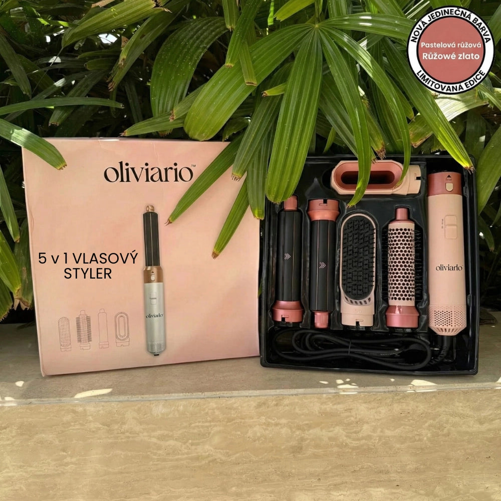OLIVIARO® - 5 V 1 VLASOVÝ STYLER + E-BOOK zdarma