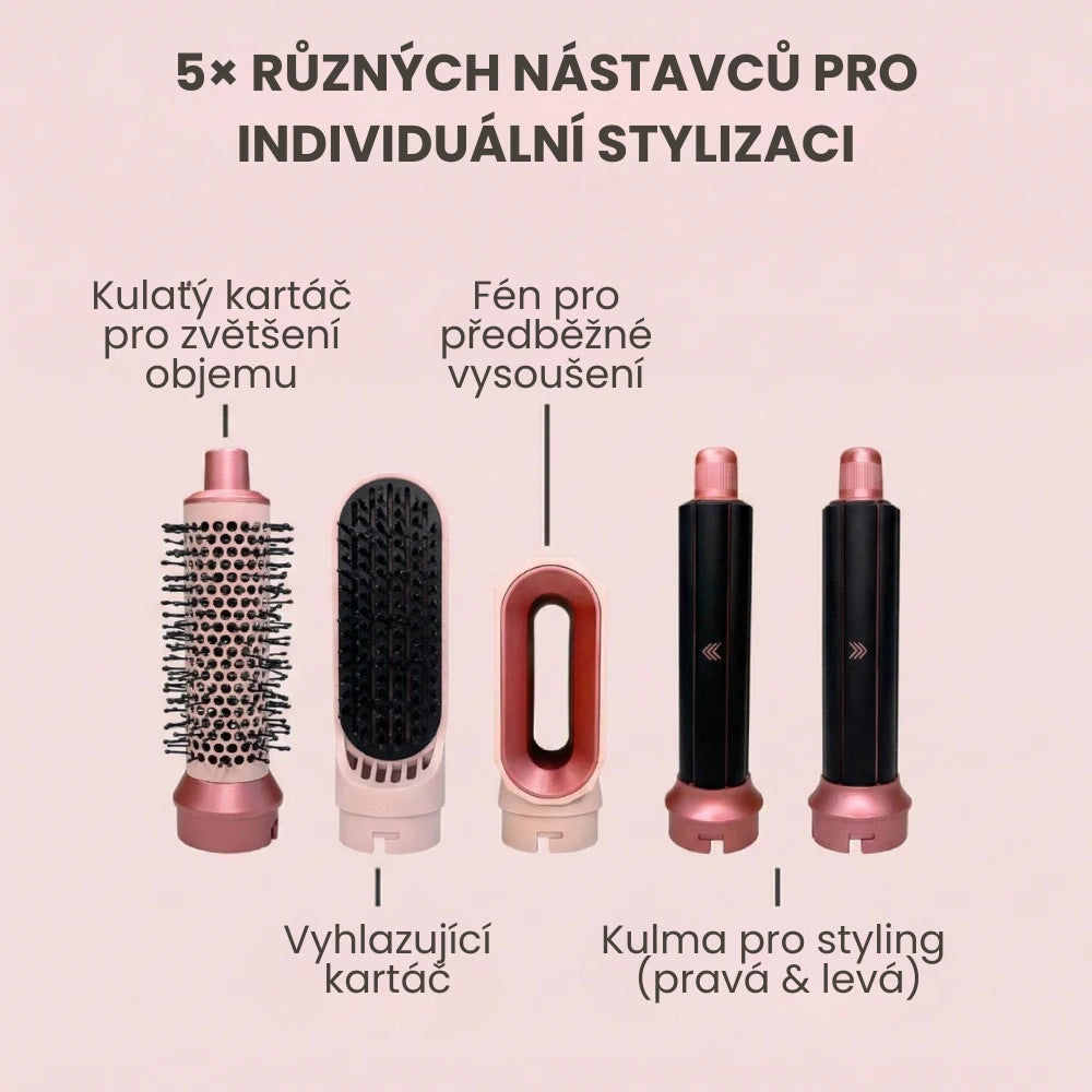 OLIVIARO® - 5 V 1 VLASOVÝ STYLER + E-BOOK zdarma