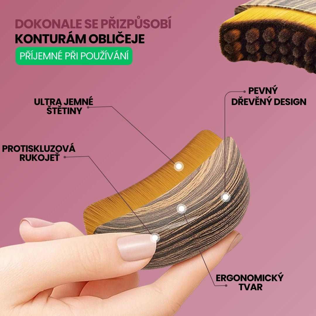 Lymfatický masážní kartáč