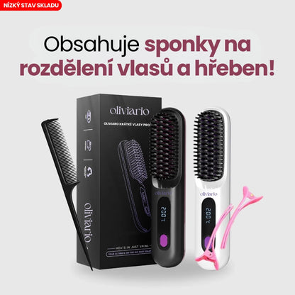Oliviaro Přenosný Kartáč na Vlasy - Kartáč Go PRO